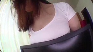 05803 Slutty secretary with huge breasts