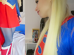 157 Gabi Gold Is Supergirl Fucked With Blue Nylon - Sex Movies Featuring Sexy Tights