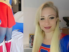 157 Gabi Gold Is Supergirl Fucked With Blue Nylon - Sex Movies Featuring Sexy Tights