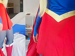 157 Gabi Gold Is Supergirl Fucked With Blue Nylon - Sex Movies Featuring Sexy Tights