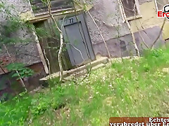 18yo German teen 18+ Slut Picked Up In Public Park And Fuck
