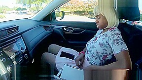 4k UHD Step Daughter In Car Seduces Step Dad With Her Ass