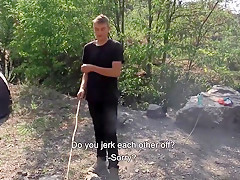 563 - Lonely Camper Goes From Cooking A Sausage To Sucking & Riding One In His Tent For