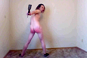 800+ Paddle Strikes To Each Of My Transgirl Asscheeks & Own Buttcrack