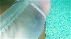 84 SEE THRU SHORTS NAKED SAUNA