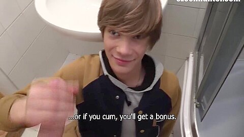 A Moneyless College Student 18+ Needs Cash Fast And The Only Way Is To Offer His Ass For Fuck