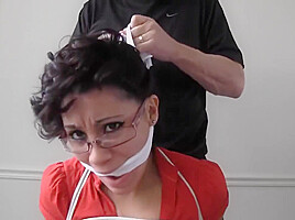 A girl could end up tied up and gagged
