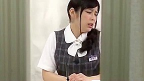A normal day_s receptionist becomes a hardsex work day [Full Video