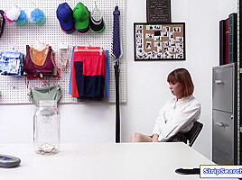 A teen 18+ Shoplifter Ass Fucked By Officer - Alexa Nova