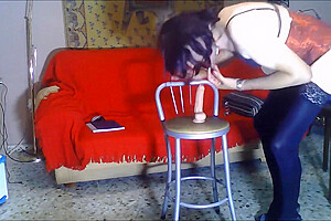 Abandoned Crossdresser Sissy Plays Alone