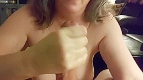After work blowjob facial