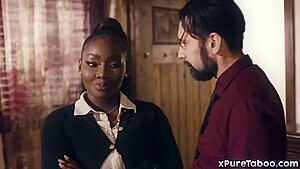 Agressive Client Deals Sex With Hot Ebony Realtor