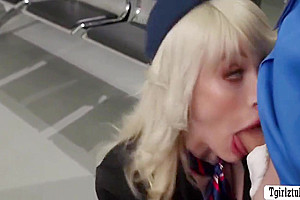 Airport Security Analed Ts Flight Attendant 6 Min - Izzy Wilde And Joel Someone
