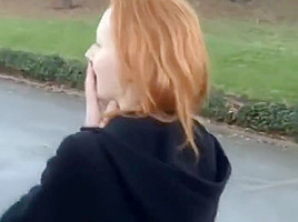 Alana Smith Flashing - British teen 18+ pussy in the park