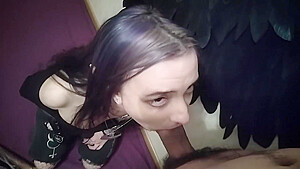 All Face In Cum! Cute Amazon Like To Suck Dicks