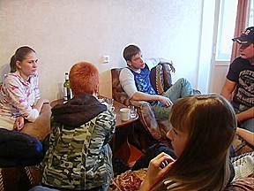 Alsa & Carol & Dazzy Pink & Melanie in lusty college students 18+ like parties like this one