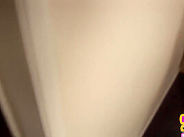 Amateur CFNM British femina pussyfucked in hotel room