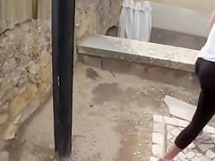 Amateur Public Sex Outdoor Pussy Fingering Blowjob and Facial