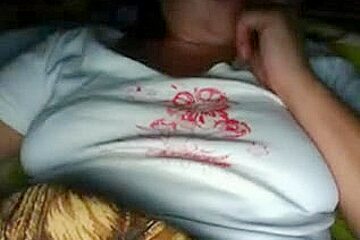 Amateur bbw wife goes clam fishing on webcam