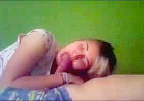 Amateur blowjob cum swallow