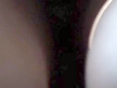 Amateur chick is on the knees uncovering panty upskirt AB73
