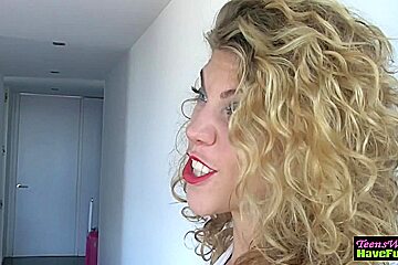 Amateur teen 18+ face spermed