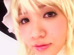 Amazing Japanese girl Ayaka Tomoda in Crazy JAV censored Blonde, Blowjob clip