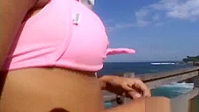 Ambrosial trimmed latino teenage gal Dino is fucked in asshole