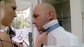 An italian big cock fucking strong 2 american bitches