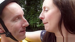 Analized brit mature cum