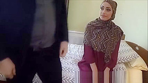 Arab Milf Needy For Cash Fucks Huge White Cock