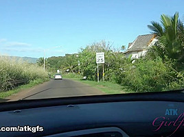Ariel Grace in Ariel Takes You Down To The Beach To Get Dirty – ATKGirlfriends