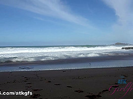 Ariel Grace in Ariel Takes You Down To The Beach To Get Dirty - ATKGirlfriends