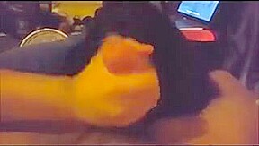 Asian BBW Blowjob Big White Cock Pt 3