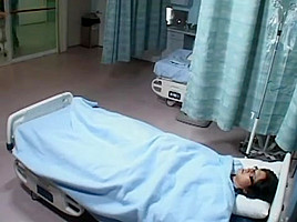 Asian Japanese guy fucks black ebony girl in hospital