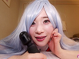 Asian Little Slut Pushes Fingers Ans Sex Toy In Wet Pussy - Ringo Fuji