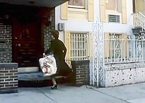 Asian Maid Swallows a Little Late