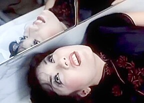 Asian Maid Swallows a Little Late