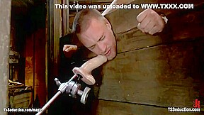 Asian Shemale Dom Fucking Bound Slave