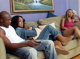 Asian and black ladies share a bbc