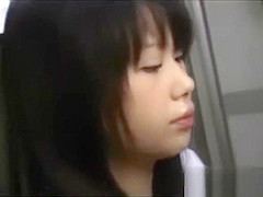 Asian fucked on train