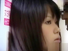 Asian fucked on train