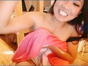 Asian web camera model and Whip Cream