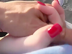 Atk Girlfriends And Nina Nirvana - Horny Guy Fingering Shaved Pussy Of