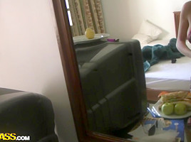 Aurita in slut gets fingered in a hot travel sex video
