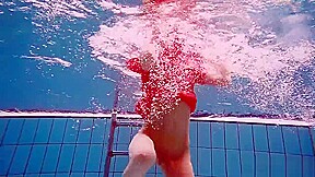 Avenna Enjoys Swimming In The Pool