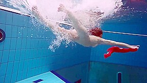 Avenna Enjoys Swimming In The Pool
