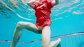 Avenna Enjoys Swimming In The Pool