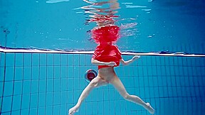 Avenna Enjoys Swimming In The Pool