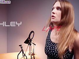 BDSM IR 3some babe fucked in pussy by cock and in ass by toy
